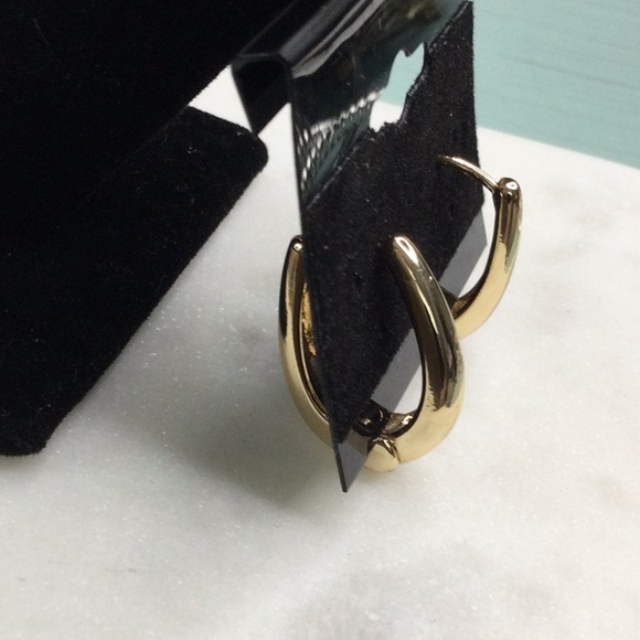 Small Gold Hoops - Picture 2 of 2